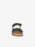 Leren sandalen voor meisjes LORE FLOWERS FRODDO blauw+donkerblauw+goud+goudroze+lavendel+rood+rouge+terracottategel - vertbaudet enfant 
