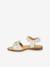 Leren sandalen voor meisjes LORE FLOWERS FRODDO blauw+donkerblauw+goud+goudroze+lavendel+rood+rouge+terracottategel - vertbaudet enfant 
