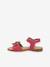 Leren sandalen voor meisjes LORE FLOWERS FRODDO blauw+donkerblauw+goud+goudroze+lavendel+rood+rouge+terracottategel - vertbaudet enfant 