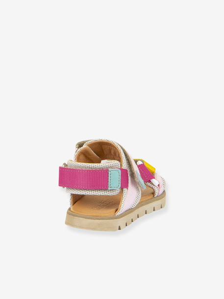 Sandalen met klittenband voor jongens KE FLASH FRODDO aqua+blauw+felblauw+fuchsia+marineblauw+meerkleurig+roze (poederkleur)+zwart - vertbaudet enfant 