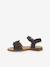 Leren sandalen voor meisjes LORE FLOWERS FRODDO blauw+donkerblauw+goud+goudroze+lavendel+rood+rouge+terracottategel - vertbaudet enfant 