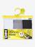 Set van 3 slipjes for girls Les Pockets Ecodim rozen+wit - vertbaudet enfant 