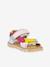 Sandalen met klittenband voor jongens KE FLASH FRODDO aqua+blauw+felblauw+fuchsia+marineblauw+meerkleurig+roze (poederkleur)+zwart - vertbaudet enfant 