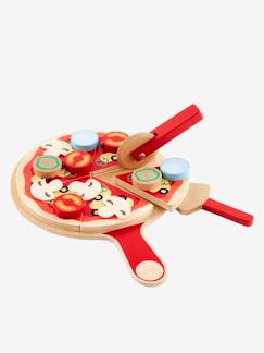 Speelgoed-Houten pizzaset