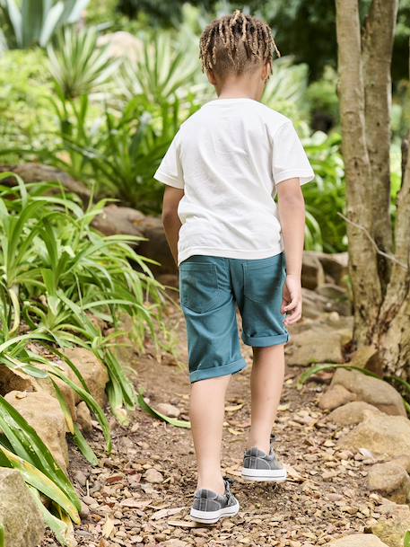 Jongensbermuda dennen+SALIEGROEN - vertbaudet enfant 