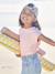 Effen Basics meisjesshirt met korte mouwen blauwgroen+ecru+marineblauw+snoepjesroze - vertbaudet enfant 