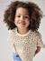 Cropped meisjesshirt met korte mouwen beige+ecru+roze (poederkleur) - vertbaudet enfant 