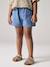 Lichtgewicht denim meisjesshort die gemakkelijk aan te trekken is gebleekt denim+stone - vertbaudet enfant 