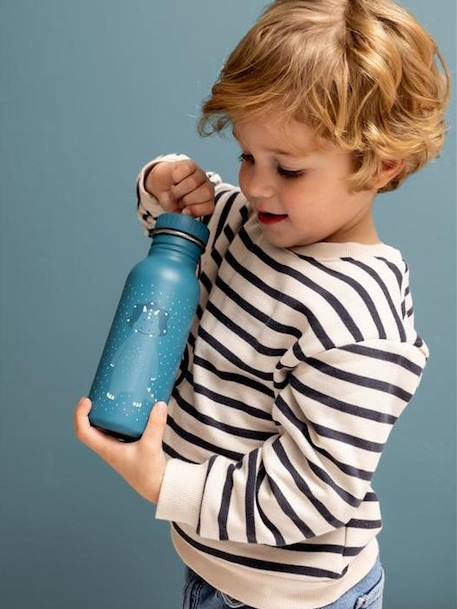 Fles 500 ml TRIXIE blauw+bruin+dennen+geel+groen+lichtroze+lila+Mr Fox+Mr Lion+Mrs Rabbit+nude+rozen+zachtpaars - vertbaudet enfant 