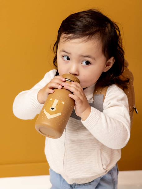 Fles 350 ml TRIXIE bruin+dennen+geel+groen+ijsblauw+lichtroze+Mr Fox+Mr Lion+Mrs Elephant+Mrs Rabbit+nude+petrolblauw+rood+rozen+zachtpaars - vertbaudet enfant 