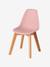 Stoel voor de kleuterschool in Scandinavisch design rozen+wit - vertbaudet enfant 