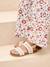 Gekraakte sandalen met haak-effect voor kinderen, kleutercollectie beige - vertbaudet enfant 