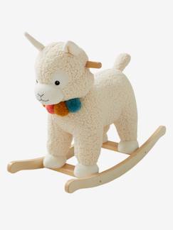 Speelgoed-Eerste levensjaren-Lama met schommel