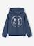 Ritssweater mt capuchon sport BASICS jongens 6400+antraciet+dennen - vertbaudet enfant 