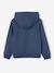 Ritssweater mt capuchon sport BASICS jongens 6400+antraciet+dennen - vertbaudet enfant 