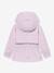 Waterdichte meisjesjas voor het tussenseizoen met fleecevoering MATALGEA MINI A TURE roze (poederkleur)+rozenhout+saliegroen - vertbaudet enfant 