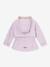 Waterdichte meisjesjas voor het tussenseizoen met fleecevoering MATALGEA MINI A TURE roze (poederkleur)+rozenhout+saliegroen - vertbaudet enfant 
