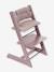 Hoge stoel Tripp Trapp STOKKE BLEACHED+donkerbruin+ecru+grijs+groen+NATUURLIJK+ONWEER GRIJS+WIT+zachtpaars+ZWART - vertbaudet enfant 