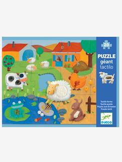 Speelgoed-Educatief speelgoed-Puzzels-Puzzel Tactiloferme 20 stuks DJECO