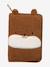 Sherpa hoes voor gezondheidsboekjes TEDDY BEAR beige+pecannoot+roze, bedrukt - vertbaudet enfant 