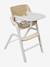 Pack Hoge kinderstoel + Ligstoel + Babyset + Kussen + Plateau WOODYNEST beige - vertbaudet enfant 