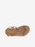 Leren kindersandalen Bappy LES TROPEZIENNES® PAR M. BELARBI beige+bruin+geel+koraal+turquoiseblauw - vertbaudet enfant 