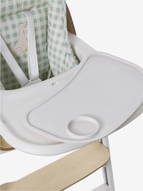 Pack Hoge kinderstoel + Ligstoel + Babyset + Kussen + Plateau WOODYNEST beige - vertbaudet enfant 