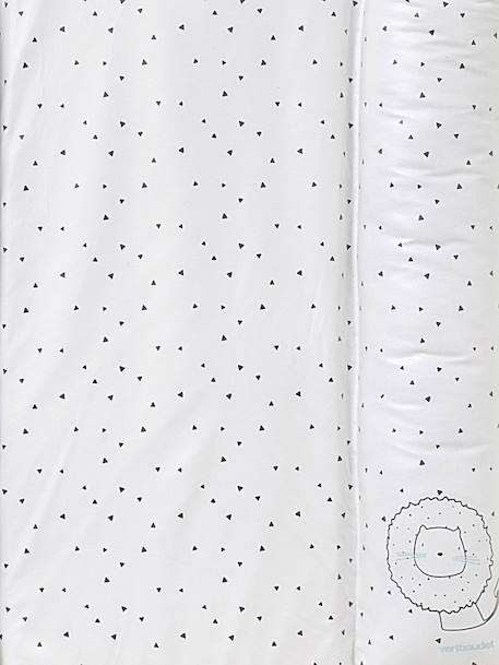 Verschoningsmatras VERTBAUDET Leeuwen welp beige, bedrukt+ecru+groen, bedrukt+WIT GEDRUKTE - vertbaudet enfant 