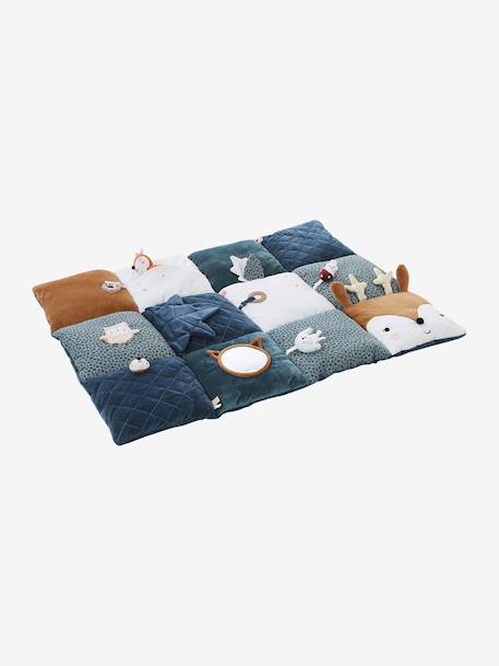 Zacht speelkleed CROQUE LA VIE beige+ecru+meerkleurig+rood+sinaasappel+smaragdgroen - vertbaudet enfant 