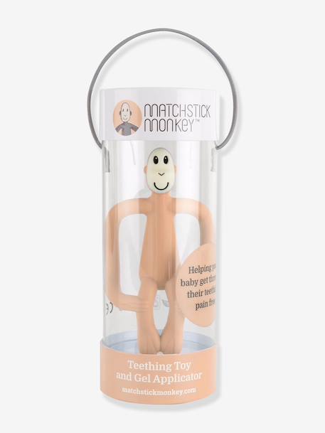 Bijtring MATCHSTICK MONKEY blauw+meerkleurig+mintgroen+sinaasappel - vertbaudet enfant 