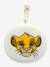 Geborduurde Disney®-babyspons met Simba-hoofd ecru - vertbaudet enfant 