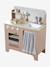 Houten keukentje met accessoires van FSC®-hout ecru+rozen+saliegroen - vertbaudet enfant 