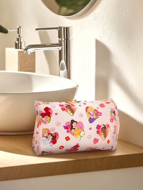 Rechthoekige toilettas DISNEY PRINCESSE rozen - vertbaudet enfant 