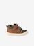 Babyslofjes van zacht leer met antislip beige+blauw+bruin+chocoladebruin+felblauw+groen+oceaanblauw+okergeel+saliegroen+veel beige+veel bruin+veel groen - vertbaudet enfant 