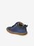 Babyslofjes van zacht leer met antislip beige+blauw+bruin+chocoladebruin+felblauw+groen+oceaanblauw+okergeel+saliegroen+veel beige+veel bruin+veel groen - vertbaudet enfant 