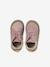 Baby eerste stapjes, veterschoenen van soepel leer bruin+donkerbruin+fuchsia+goudgeel+rozen - vertbaudet enfant 