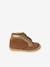 Soepele leren laarsjes voor baby's eerste stapjes 6509+iriserend beige+kameel - vertbaudet enfant 