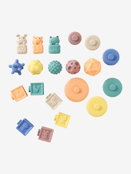 Grote sensorische koffer van zacht plastic wit - vertbaudet enfant 