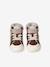 Baskets baby meisjes synthetisch gevoerd elastische veters en klittenband veel bruin - vertbaudet enfant 