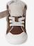 Baskets baby meisjes synthetisch gevoerd elastische veters en klittenband veel bruin - vertbaudet enfant 