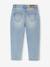 Mom jeans voor meisjes denimgrijs+lichtblauw+middenblauw - vertbaudet enfant 