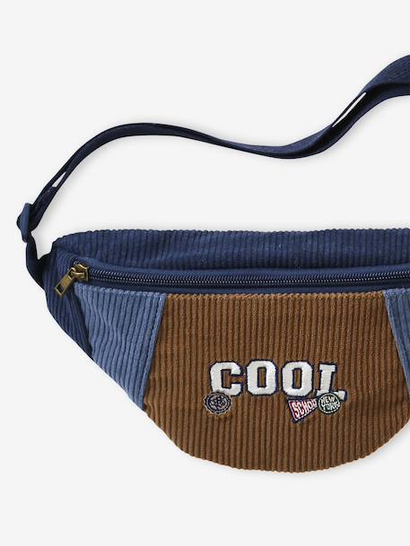 Heuptas « Cool school » jongen in fluweel / velours nachtblauw - vertbaudet enfant 