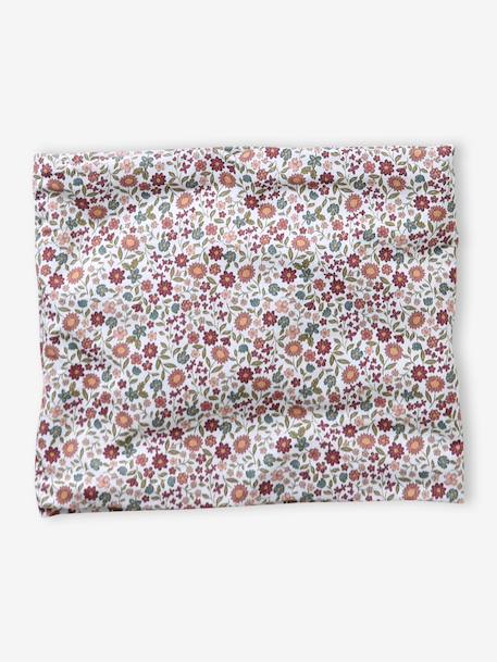 Bloemige set voor meisjes muts + snood rozenhout - vertbaudet enfant 