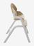 Pack Hoge kinderstoel + Ligstoel + Babyset + Kussen + Plateau WOODYNEST beige - vertbaudet enfant 