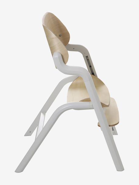 Pack Hoge kinderstoel + Ligstoel + Babyset + Kussen + Plateau WOODYNEST beige - vertbaudet enfant 