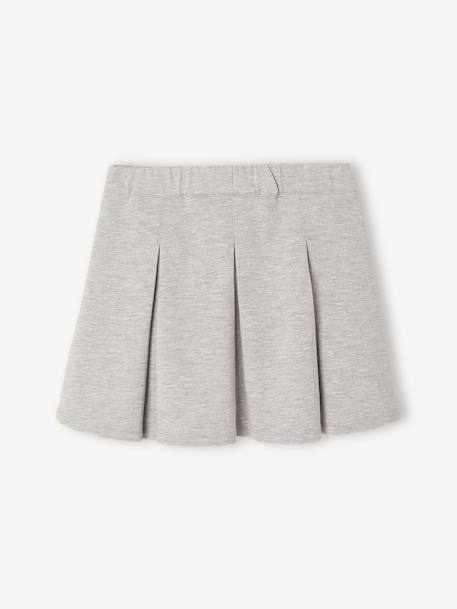 Plooirok die je gemakkelijk kunt aantrekken grijs+marineblauw - vertbaudet enfant 