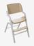 Pack Hoge kinderstoel + Ligstoel + Babyset + Kussen + Plateau WOODYNEST beige - vertbaudet enfant 