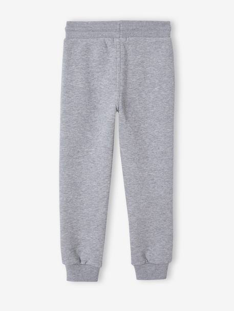 Joggingbroek van molton jongens dennen+donker leisteenblauw+gemêleerd zwart+grijs+marineblauw, gechineerd+middenblauw+oker+zwart - vertbaudet enfant 