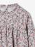 Blouse met bloemmotieven voor meisjes ecru - vertbaudet enfant 