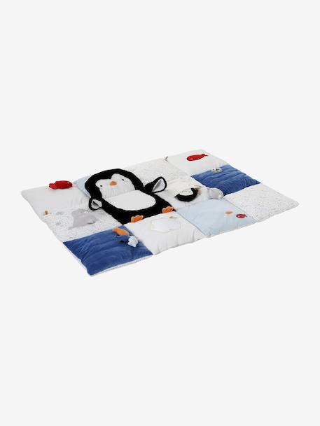 Zacht speelkleed CROQUE LA VIE beige+ecru+rood+sinaasappel+zwart - vertbaudet enfant 